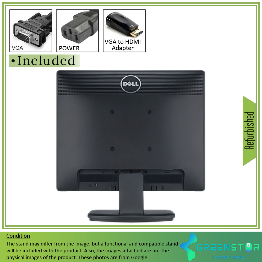  Refurbished(Good) - Dell E1913 19" Widescreen 1440x900 HD LED Backlight LCD TN Monitor
